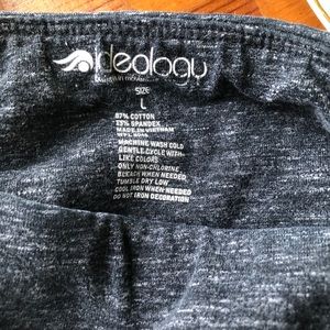 Dark Gray heather cropped leggings